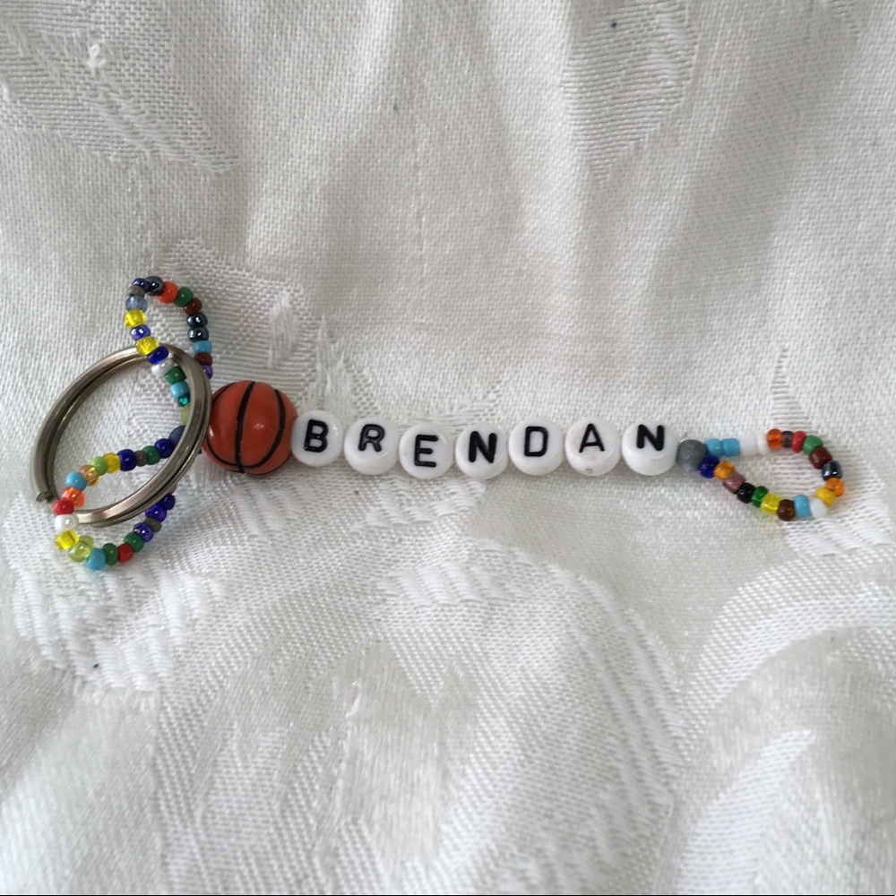 Brendan personalized keychain-NEW-hand made
